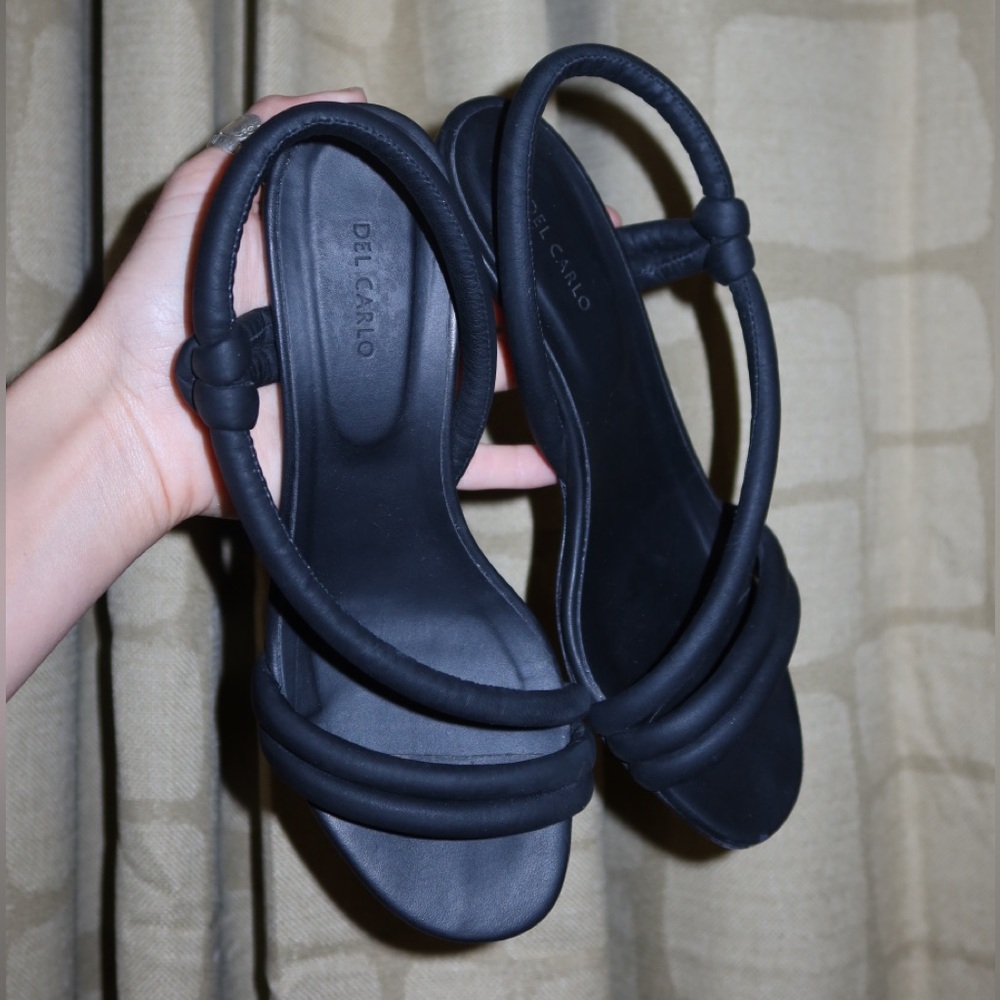 Del Carlo Leather Heels